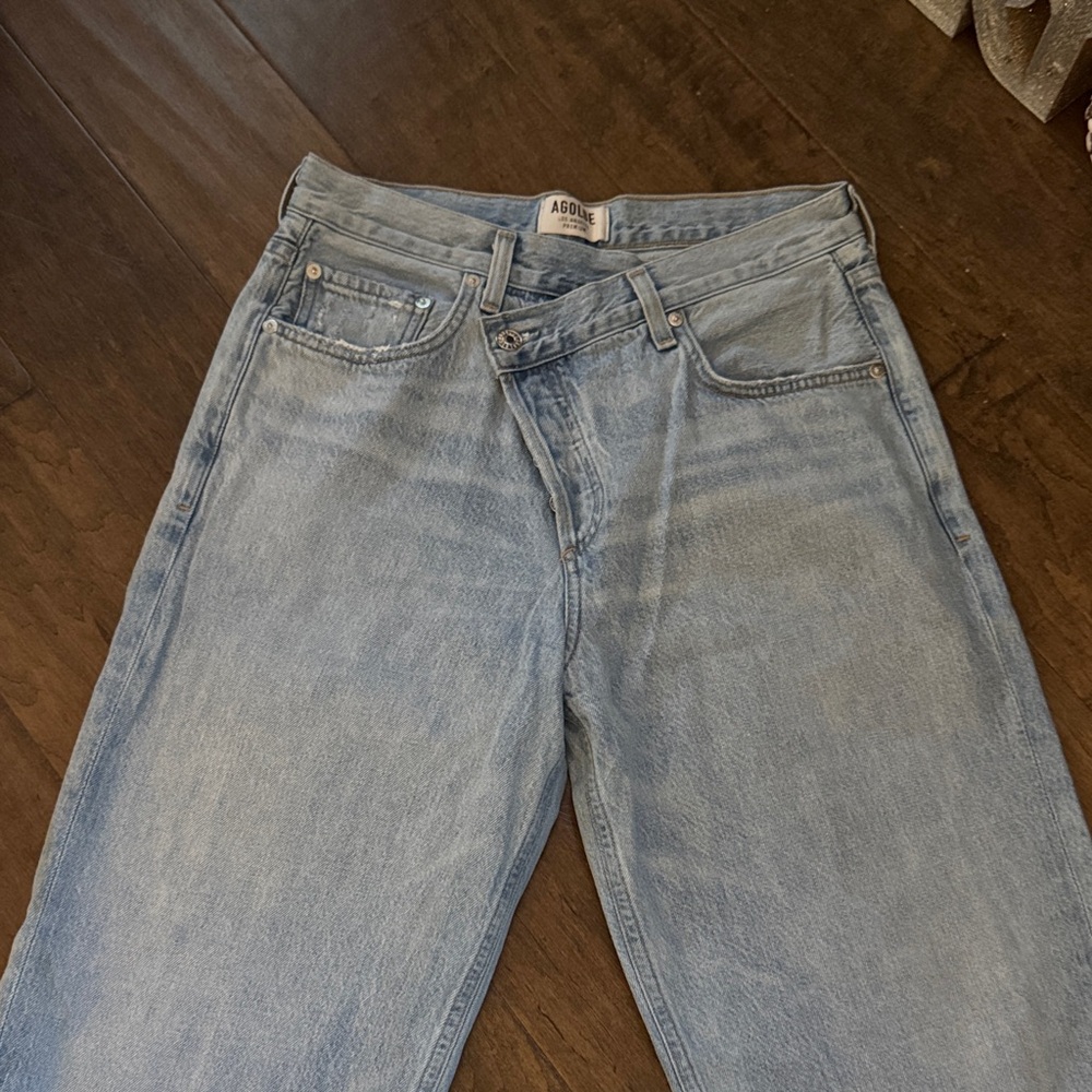 AGOLDE CrossOver Light Blue Jeans